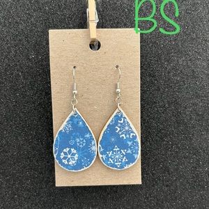 Handmade wood earrings